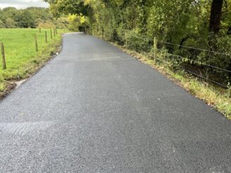 tarmac road re-surfacing